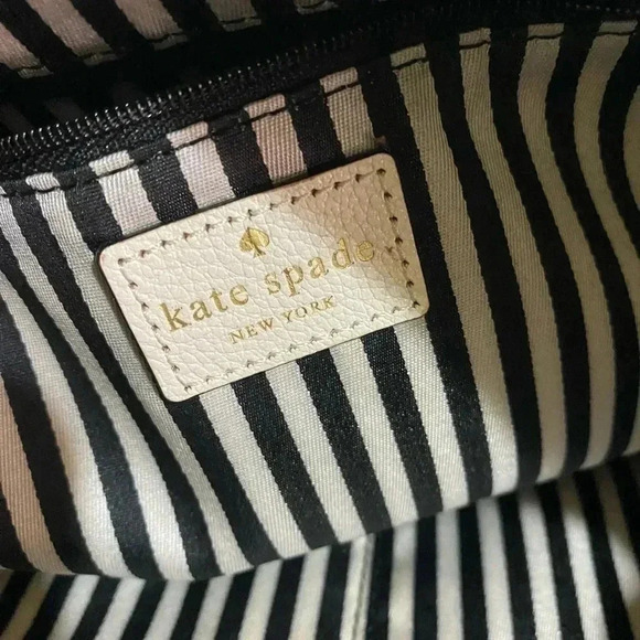 Kate spade navy blue leather satchel handbag - Picture 10 of 11